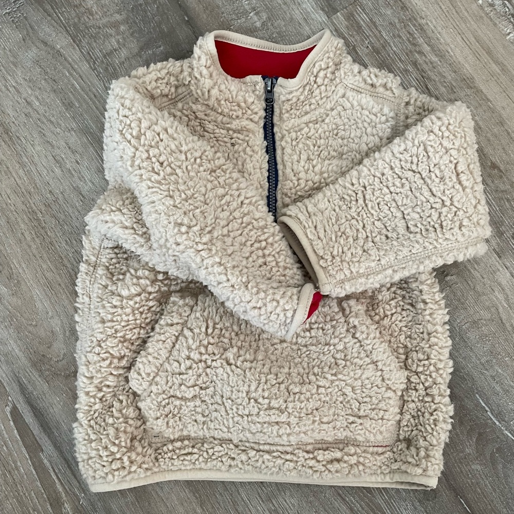 Cozy fleece pull over